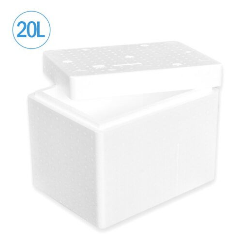 Styroporbox oder auch Thermobox oder Isolierbox, geeignet für die Lagerung  und den Versand